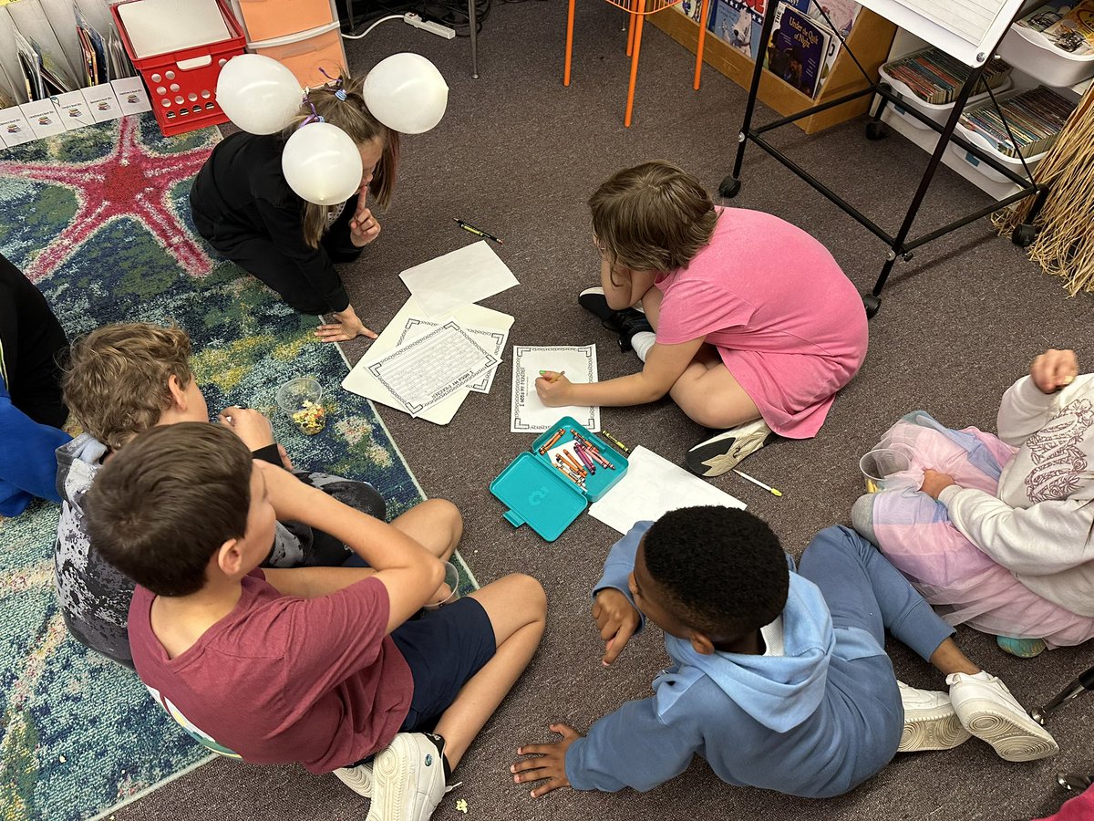 Every morning some of our awesome 5th grade buddies come down and read with us, Today we all got together to work on our descriptive writing skills. We added fantastic details to our writing, so our groups could visualize our monsters! Love to learn!!!
#soaron #secondgraderocks