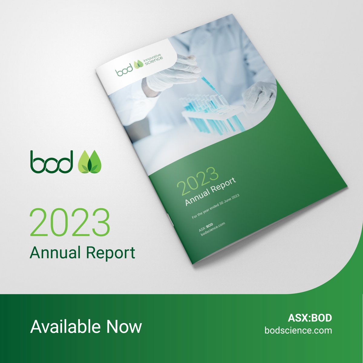 #ASXNews

$BOD.AX presents its Annual Report for the year ended 30 June 2023.

BOD agreed terms for the acquisition of Aqua Phase &amp; completed a clinical trial assessing efficacy of a low dose soft gel CBD product in treating short-term relief of insomnia.

loom.ly/qXjriAU