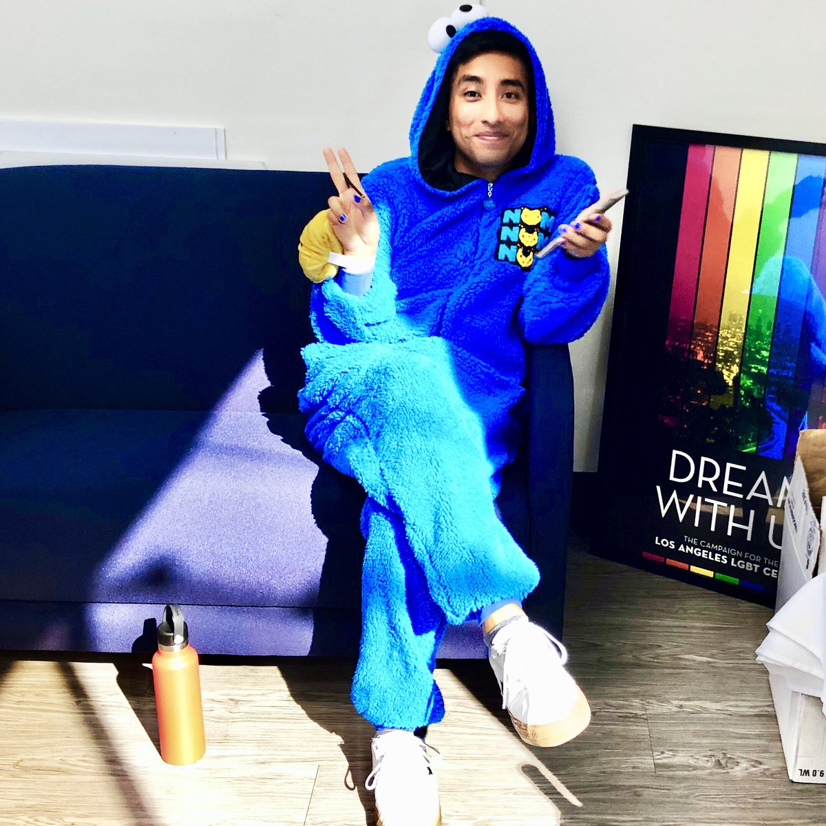 Such a fun day! Great DJ, fun vibes, a good Halloween hang with the Project Angel Food team (awesome photos by the Cookie Monster….errr…@NoeCarlosGarcia)