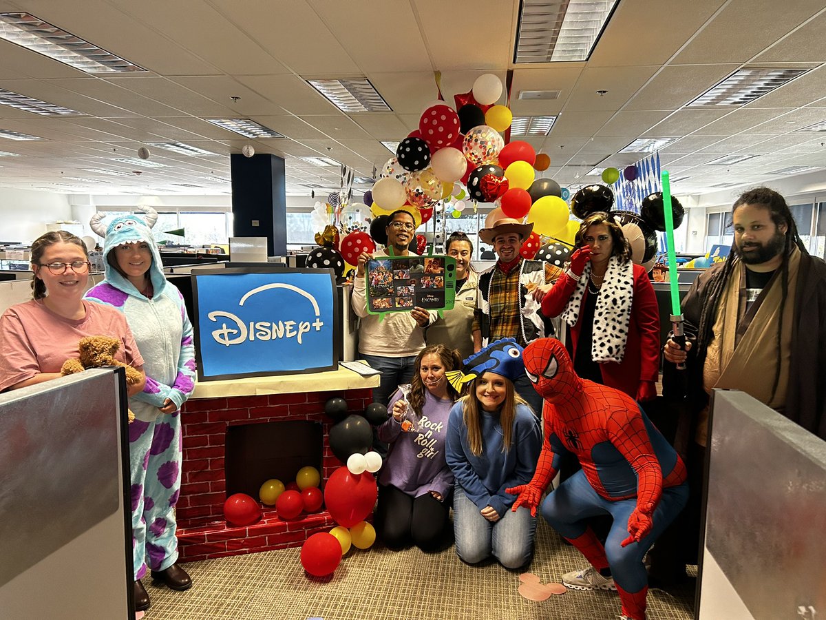 birdvsplane's tweet image. Team couldn’t decide on one thing, so we went Disney+ and said hey, have fun with it.