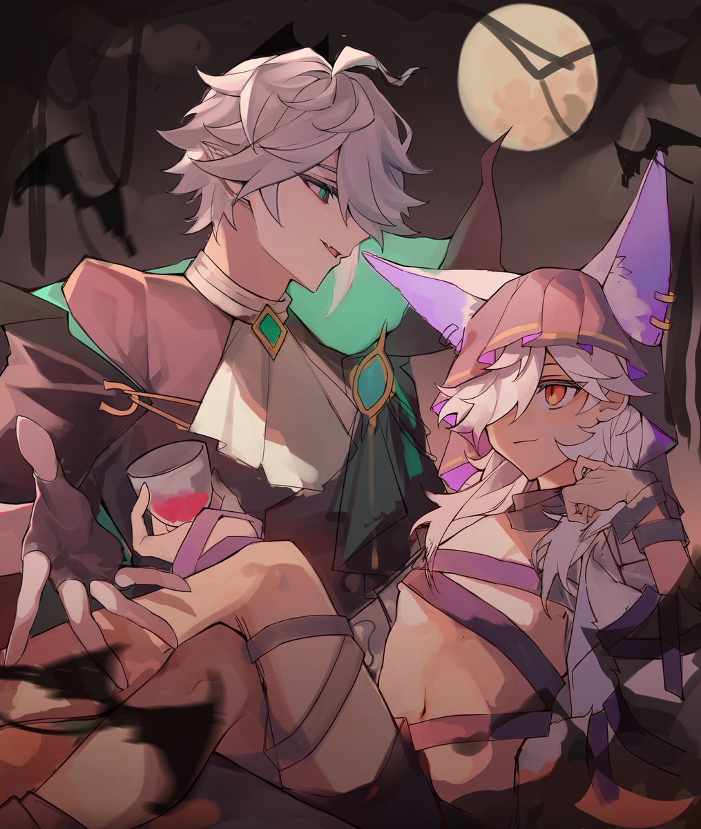 Not finished。。。#haino
是san老师去年万圣节的海赛私设 。
去年万圣节前一周要的授权 今天才来画。可见此人惰性之可怖