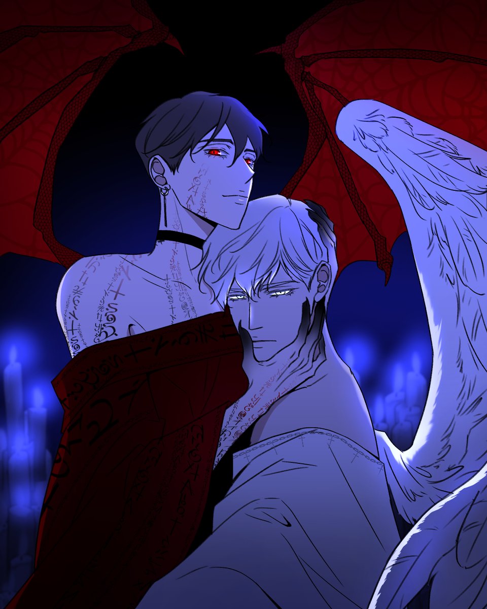 itsmintibi's tweet image. Found out it's Halloween so I had to draw something real quick!😁 Did anyone get to dress up this year?? #bemyvillain #blwebtoon #blmanhwa