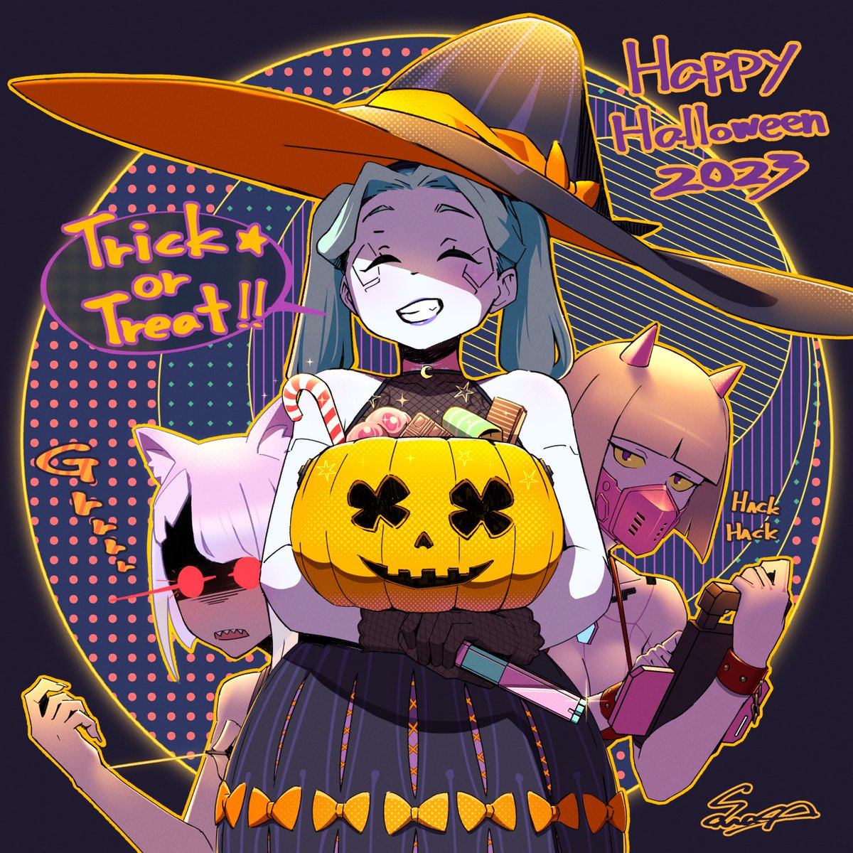 Choombabeccy's tweet photo. Happy mid Halloween everyone! Forgot it was Halloween today! https://t.co/qS8UkfGAKw