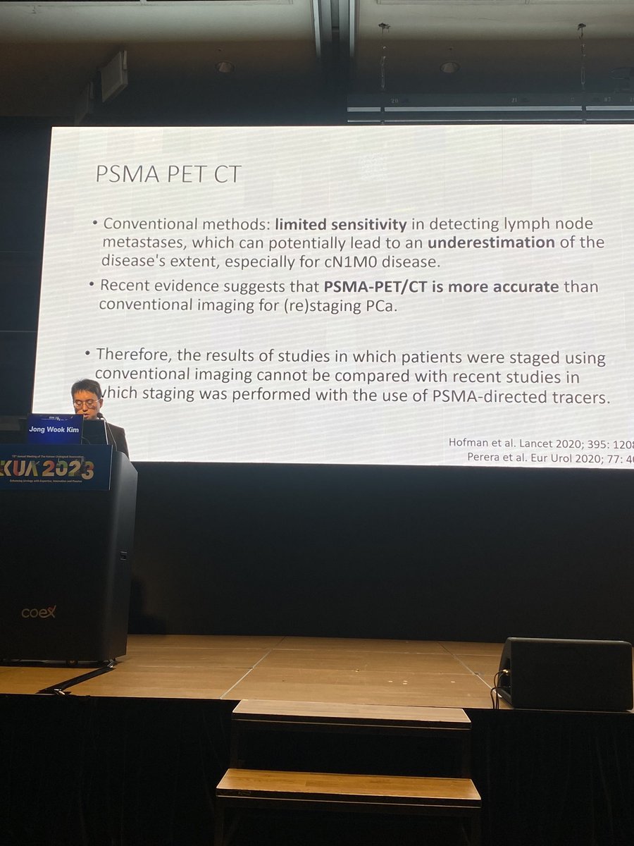 #KUA2023 opening session on case with high PSA and one pelvic node - work of ⁦@DrMHofman⁩ ⁦@drMPerera⁩ on role of PSMA recognised ⁦@USANZUrology⁩ ⁦@urologytraining⁩