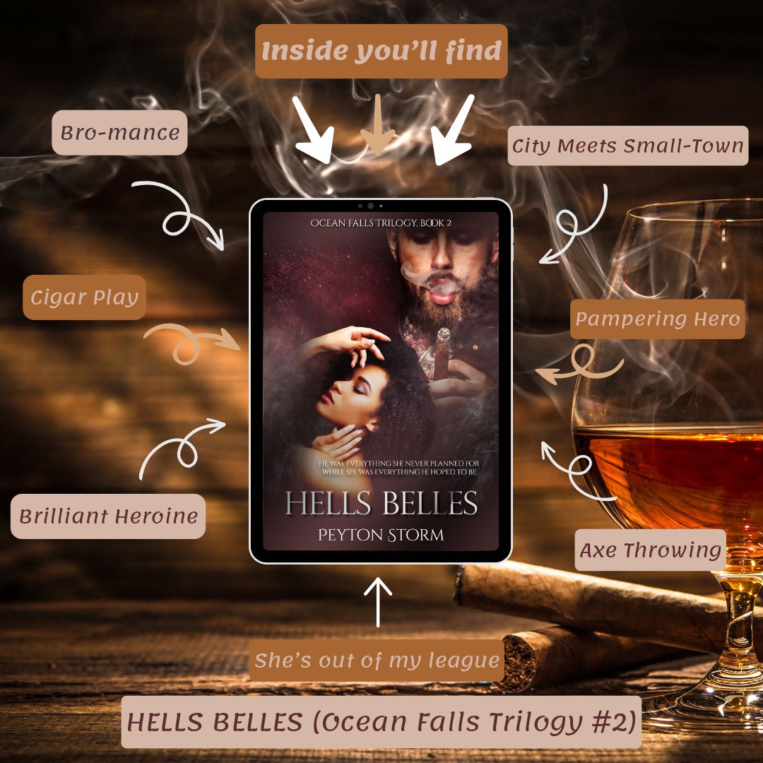 For #tropetuesday, here's a glimpse at #HellsBelles, #OceanFallsTrilogy Bk2❤️‍🔥
#BooksWorthReading
#BookBoost #Romance

amazon.com/gp/aw/d/B0B115…