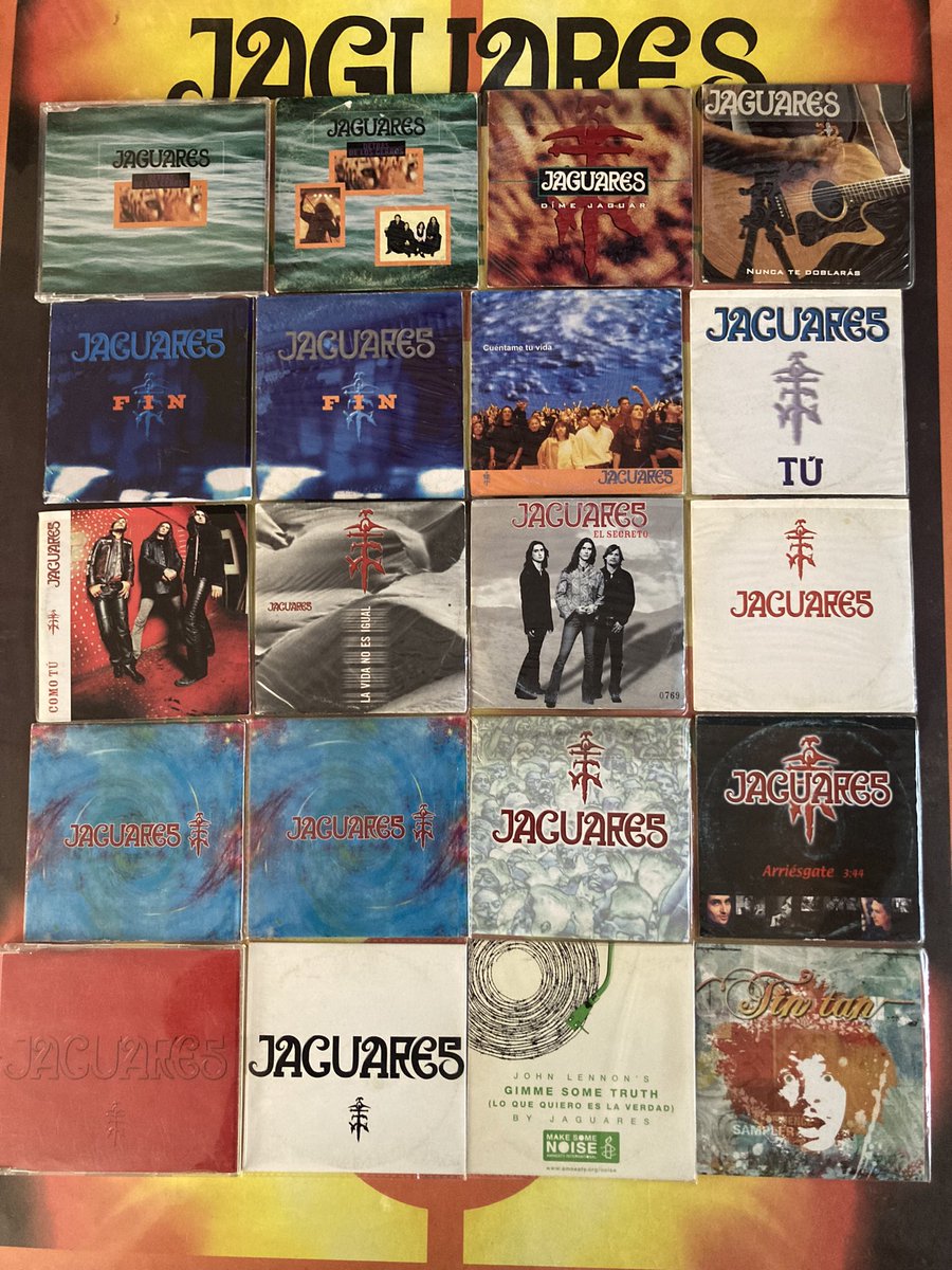 Jaguares Sencillos promocionales editados en México 1996-2005 @SaulHernandezE <a href="/AlfonsoAndre/">Alfonso André</a> <a href="/CesarBATLopez/">Cesar Vampiro Lopez</a> #jaguares