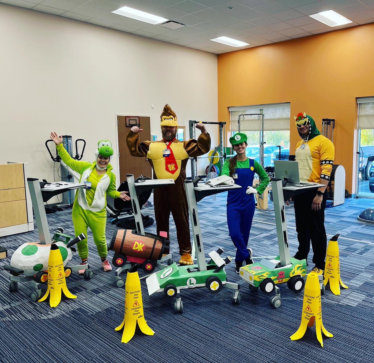 Lauren Moroch, PT, DPT (@docmoroch) on Twitter photo Happy Halloween 🎃 👻 from my awesome team <a href="/daytonchildrens/">DaytonChildrens</a> ! Shout out to my colleague, Colin, who hand made all of our custom Go-Karts for our Mario Kart costumes! Happy Halloween 🎃 👻 from my awesome team <a href="/daytonchildrens/">DaytonChildrens</a> ! Shout out to my colleague, Colin, who hand made all of our custom Go-Karts for our Mario Kart costumes!