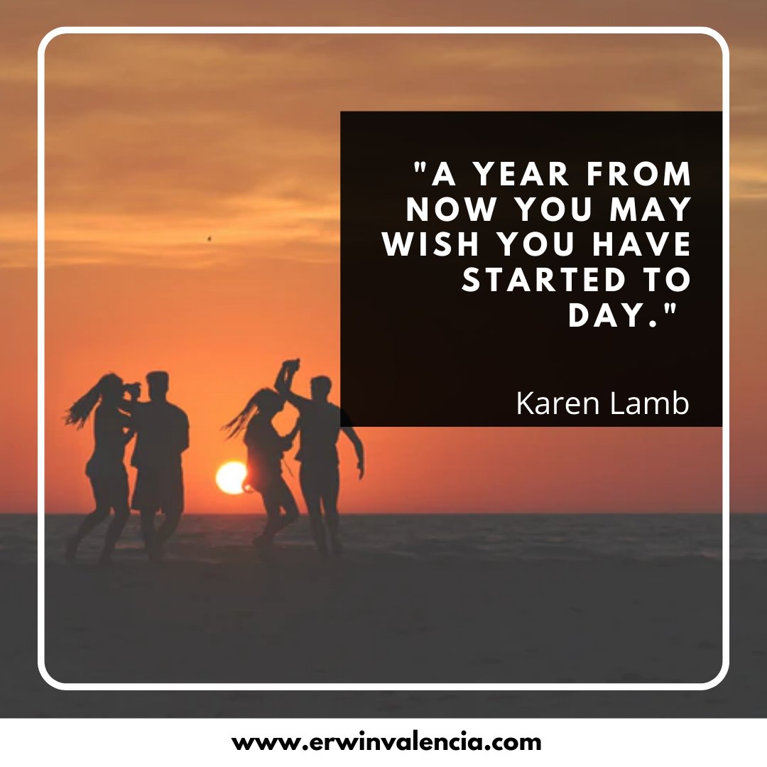 Start today because a year from now you'll be glad you did!

#Motivational #StartToday #ChaseYourDreams