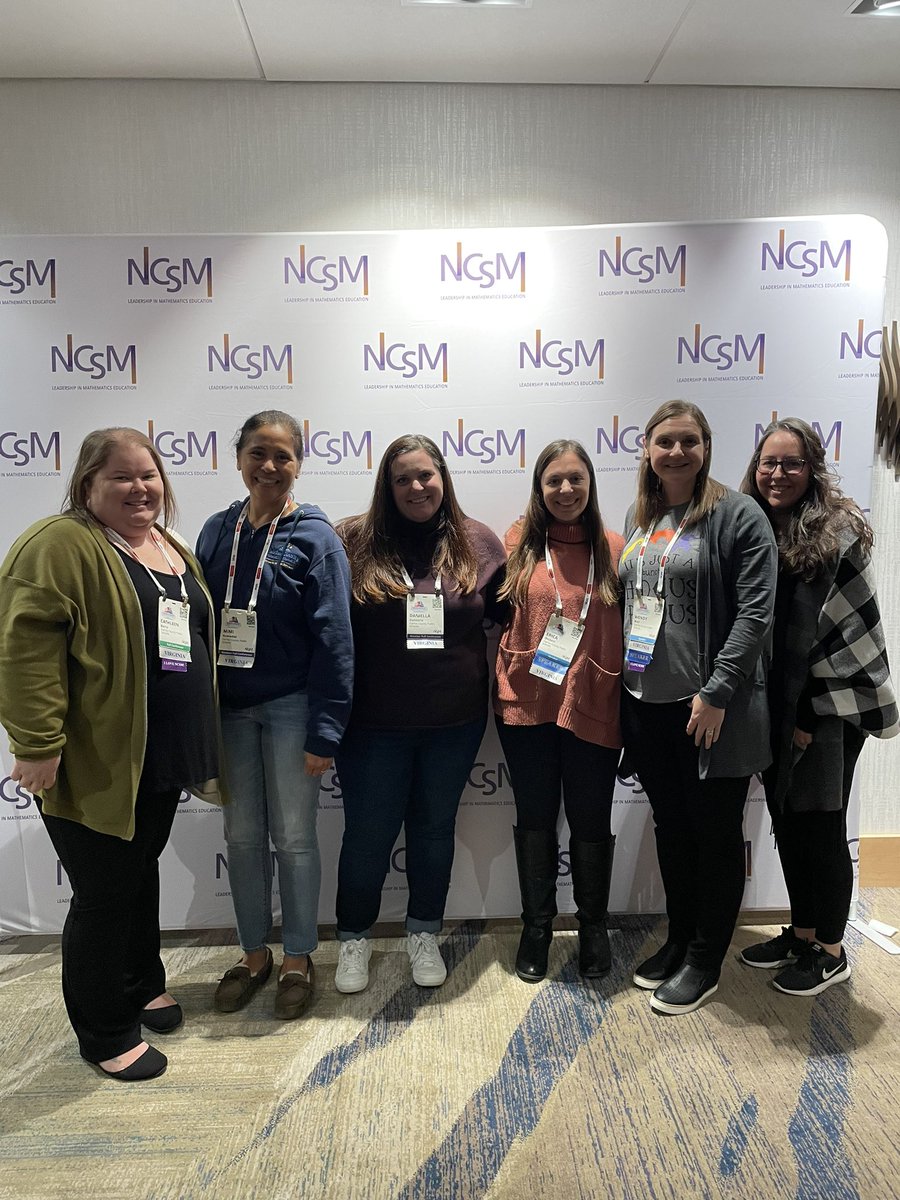 That’s a wrap on a great week of math conferences! Learned so much and met so many amazing math educators and leaders #NCSM23 #NCTMDC23