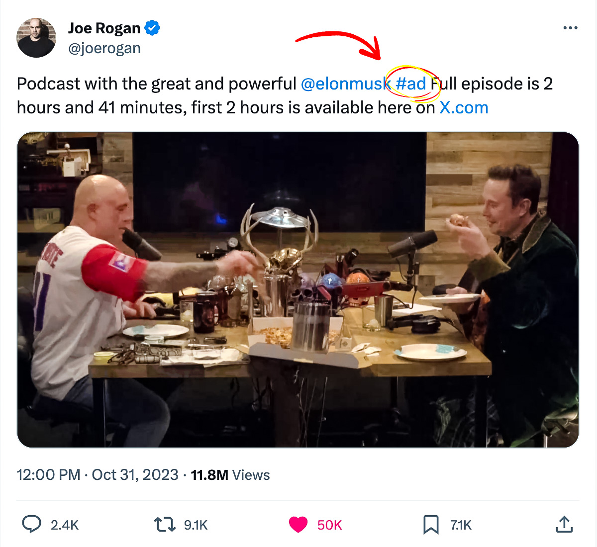 Joe Rogan & Elon Musk just MESSED UP BIG! I can’t believe nobody else noticed this! 🤯 This new JRE podcast is WILD! If you missed it: • Rogan shoots an arrow into Elon Musk’s CyberTruck • Musk convinces Joe to eat pineapple/anchovy pizza • Elon admits Twitter used to