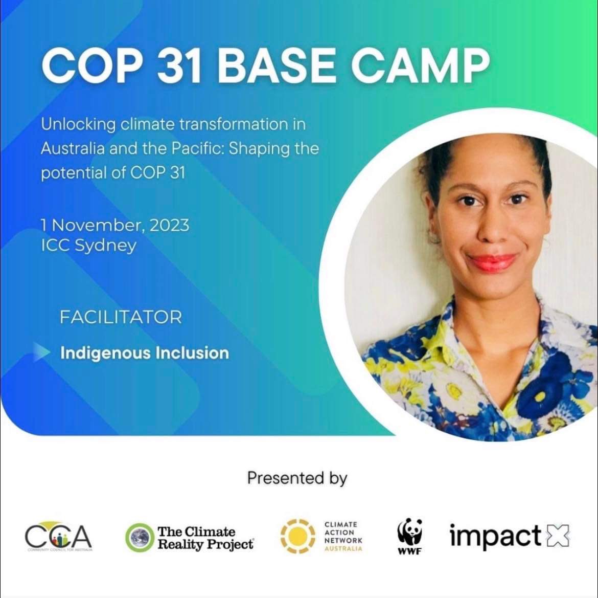 RachelSJames1's tweet photo. Looking forward to COP 31 Base Camp. “Unlocking climate transformation in Australia and the Pacific: Shaping the potential of COP31” https://t.co/2Oj326pSxv #COP31BaseCamp #COP #UNFCCC #LCIPP #BluePacific https://t.co/ul9kc0Q1Zl