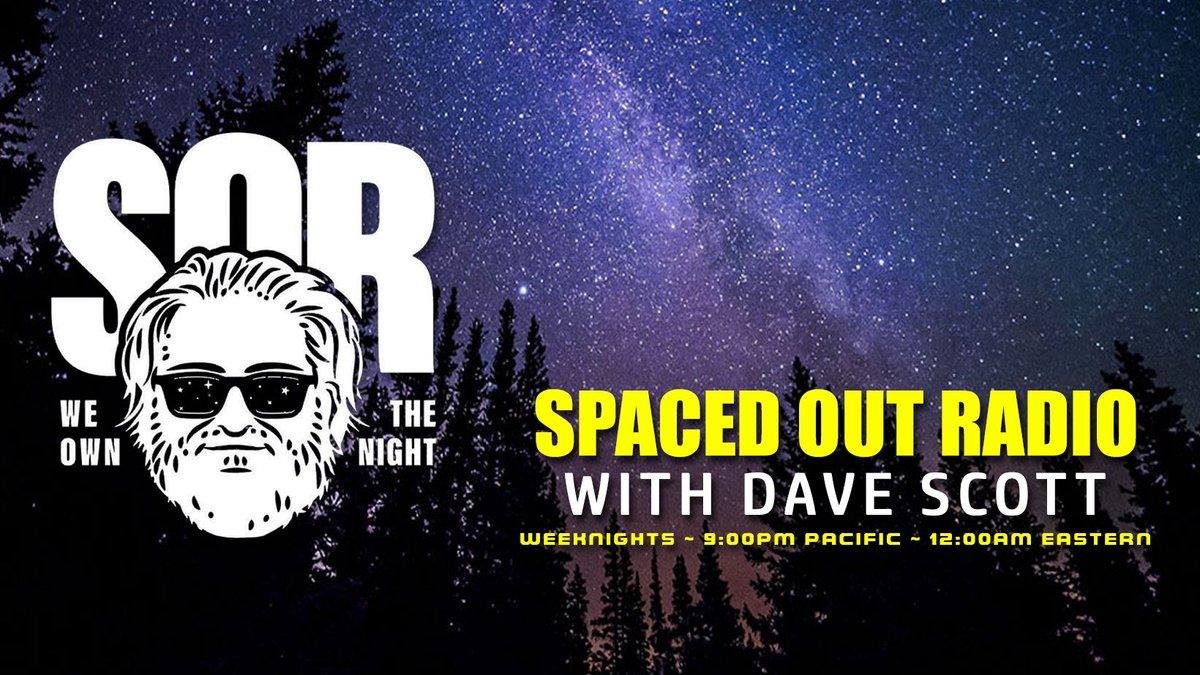 66 minutes until #SpacedOutRadio with @DaveScottSOR is live. @IntroAlchemy Geraldine Orozco talks #Experiencers #Contactees @DDlovato at spacedoutradio.com #WeOwnTheNight @KPNLRadio @Freedom_Slips @_ParanormalApp @ParanoiaMag @TalkStreamLive