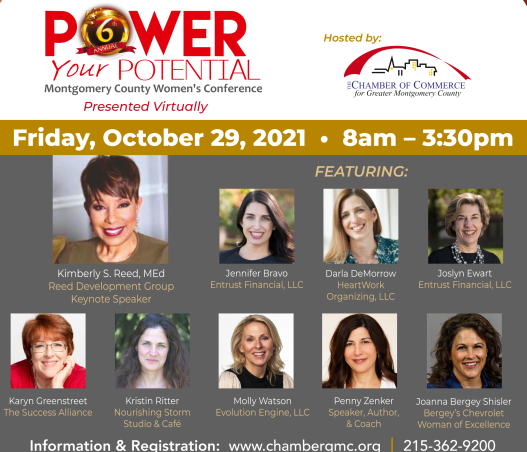 The Chamber of Commerce for Greater Montgomery Cty (@chambergmc) on Twitter photo Montgomery County's Women's Conference will be presented virtually on October 29th. Registration is open at chambergmc.org. Meet inspiring and empowering speakers. <a href="/DarlaDeMorrow/">HeartWork Organizing, CPO</a> <a href="/KimberlySReed/">Kimberly S. Reed</a> <a href="/pennyzenker/">Penny Zenker</a> Montgomery County's Women's Conference will be presented virtually on October 29th. Registration is open at chambergmc.org. Meet inspiring and empowering speakers. <a href="/DarlaDeMorrow/">HeartWork Organizing, CPO</a> <a href="/KimberlySReed/">Kimberly S. Reed</a> <a href="/pennyzenker/">Penny Zenker</a>