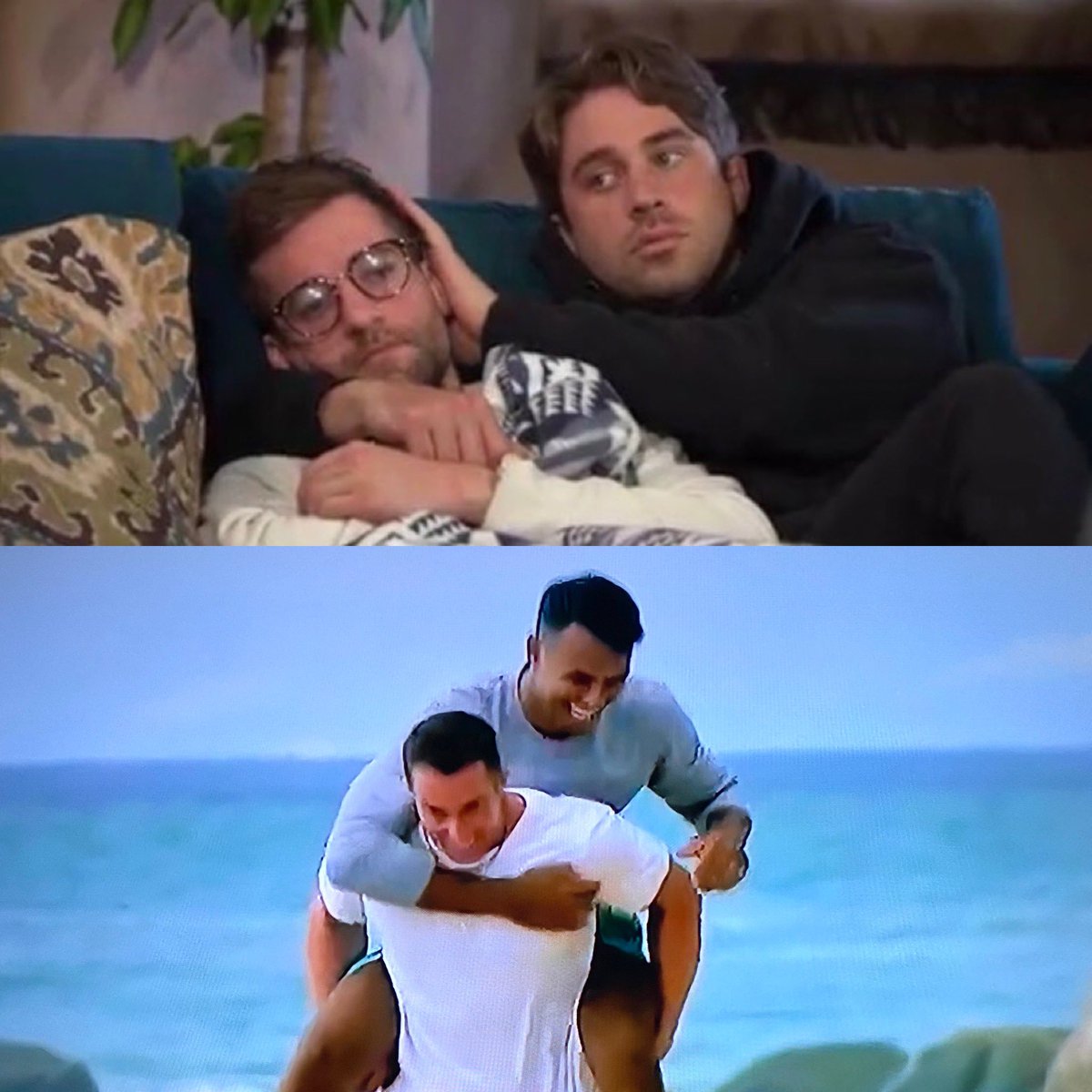 MrRightReasons's tweet photo. James and Aaron making people say: “Connor and Greg who?”
Which is the better bachelor bromance?
#bachelorinparadiseabc #BachelorInParadise #james #Aaron #teamjaron https://t.co/1XO6PIH3ce