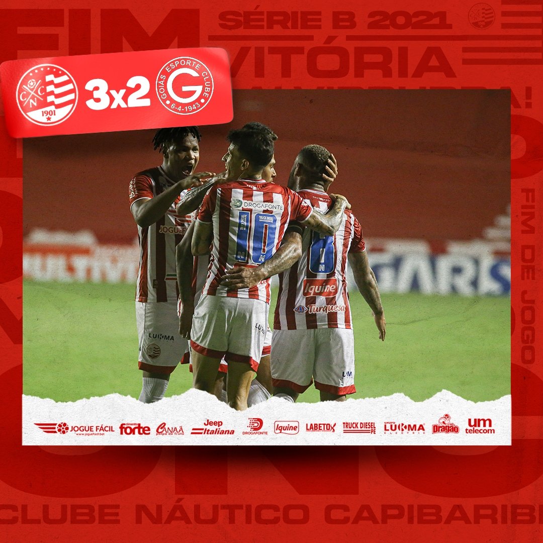 Náutico on X: BOTA MAIS TRÊS PONTOS NA CONTA ➕3️⃣