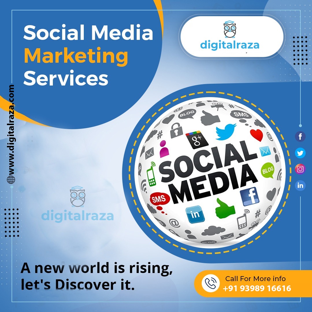 digitalraza's tweet photo. Boost your Business Sales through Social Media Marketing.
#Digitalraza helps your business to reach out to your potential customer by the means of different Social Media Platforms. https://t.co/lZ9xQQmNMS