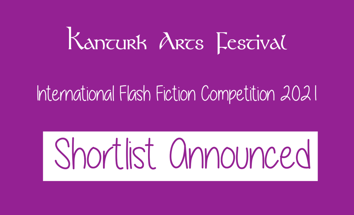 🎉Congratulate to everyone who entered our International Flash Fiction Competition 2021 we had a large entry with a very high standard.👏
The Shortlist is now up on the website.
To see if you made it click below
kanturkarts.ie/2021-shortlist…