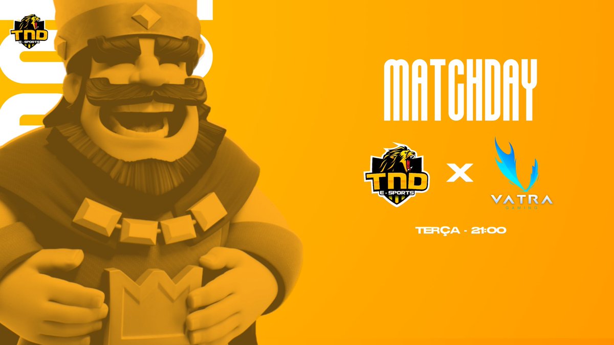 • MATCHDAY | <a href="/Betesports_/">Wolves Hunter's Packs</a> 

- É O JOGO DA VIDA! 💛

🔥 Oitavas de final
🆚 <a href="/VatraGaming/">VatraGaming</a> 
⏰ 21h 🇧🇷

#NationTND