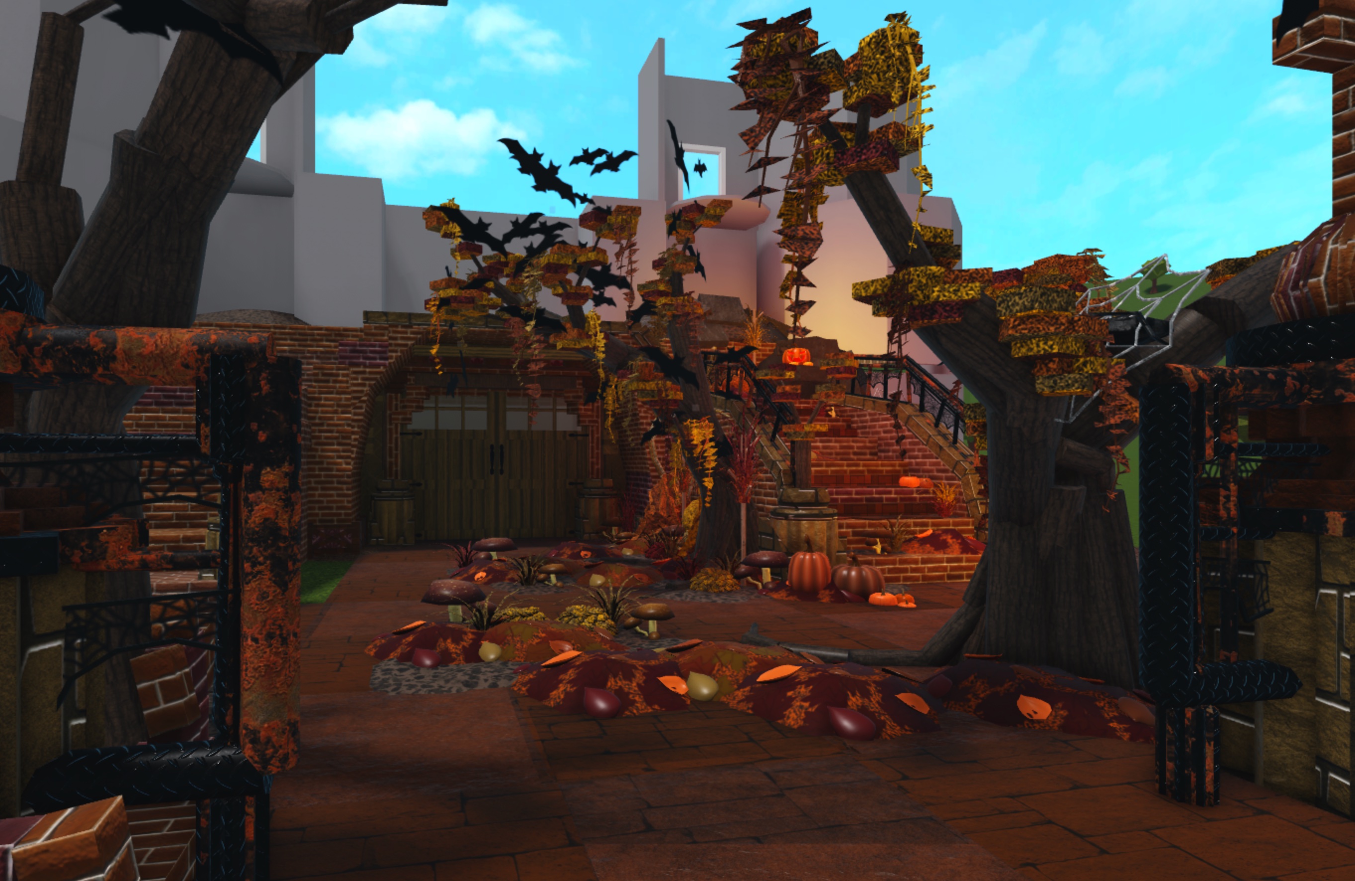 Bloxburg Spooks on X: Welp, heres a shitty screenshot of my unfinished  halloween build,before Roblox stopped working :) Happy Halloween!!! #roblox  #bloxburg #bloxburghallooween #bloxburgbuild  / X