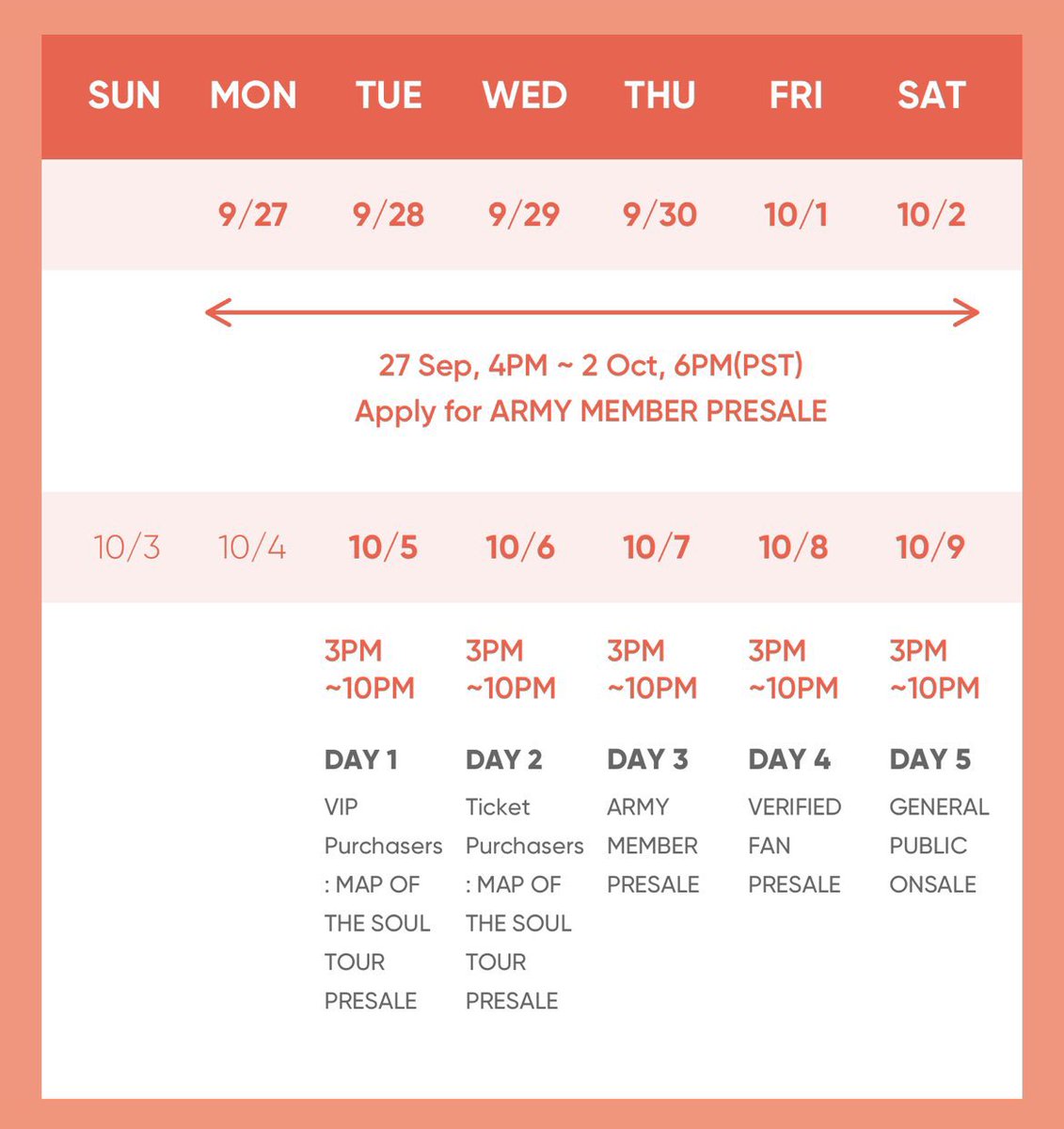 btschartsxdaily's tweet photo. ⚠️ INFORMATION - ARMYS 

There are still more days to purchase your tickets https://t.co/2bT6Pe0Bjj