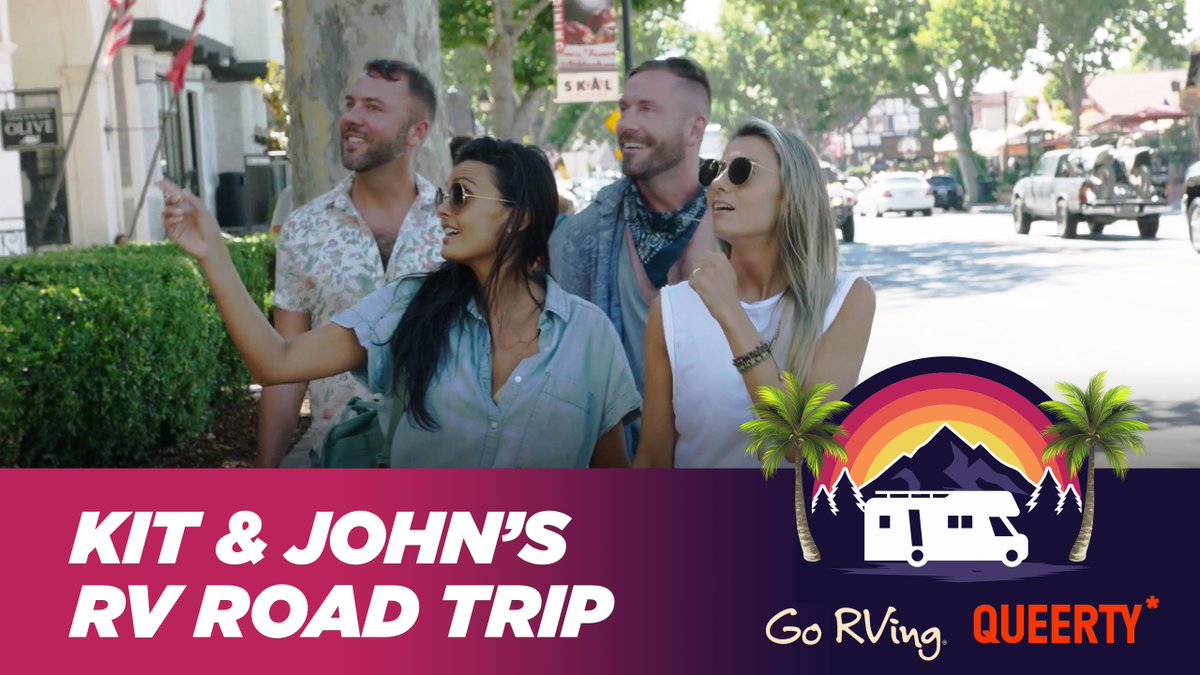 . <a href="/kitwilliamson/">Kit Williamson</a> &amp; @johnhalbach's #RVRoadTrip with <a href="/GoRVing/">Go RVing</a> continues with a stop to see the windmills and wineries of Solvang, California with their friends <a href="/ShantellYasmine/">Yaz</a> &amp; <a href="/im_a_sunny/">Stacy Schneiderman</a>. As they say in the "Danish capital of America," Skol! buff.ly/30073S7