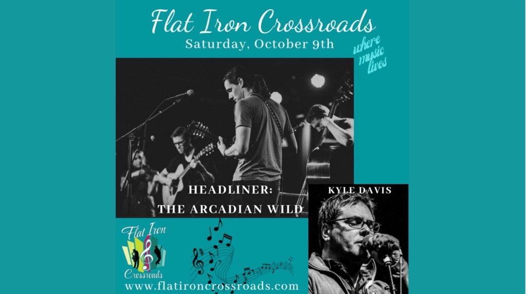 FICrossroads's tweet image. #flatironcrossroads #Kyledavis #arcadianwild #music #livemusic