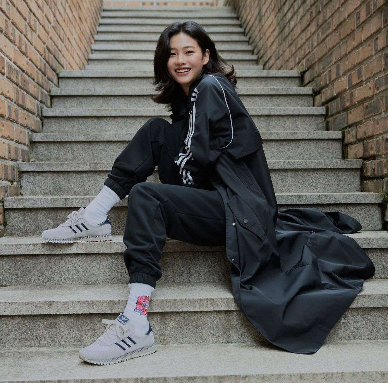 pretty little risky baddie — hoyeon jung for adidas ♡