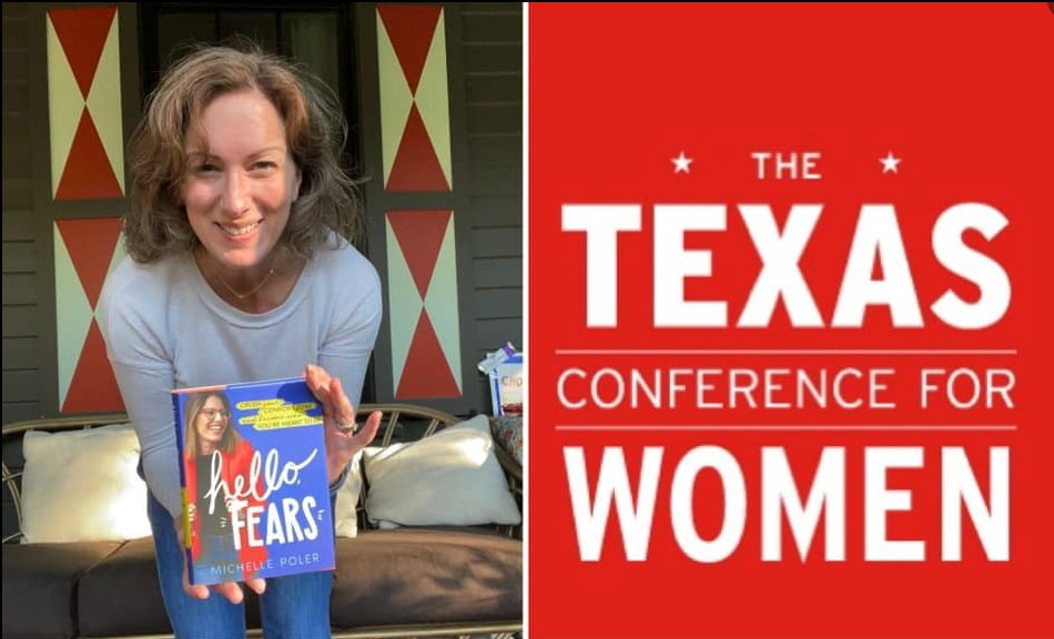 susannekerns's tweet image. Follow me for live coverage of @michellepoler's "Hello Fears" session (and more!) at @TexasWomen Conference this Thursday. How inspiring is she? I have the book AND the audio book! 📚🎧 #hellofears #txconfwomen #facingfears #bravewomen @MomAndPod