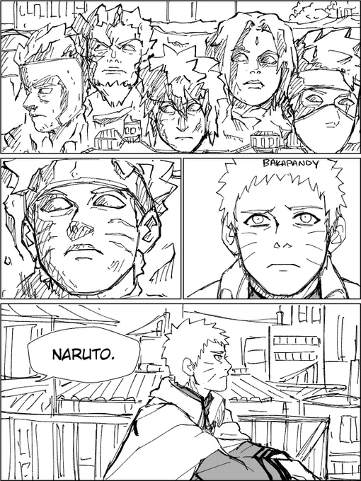 (1/2) In the aftermath of losing Kurama, Naruto finds solace in the one other person who can understand #BORUTO #NARUTO 