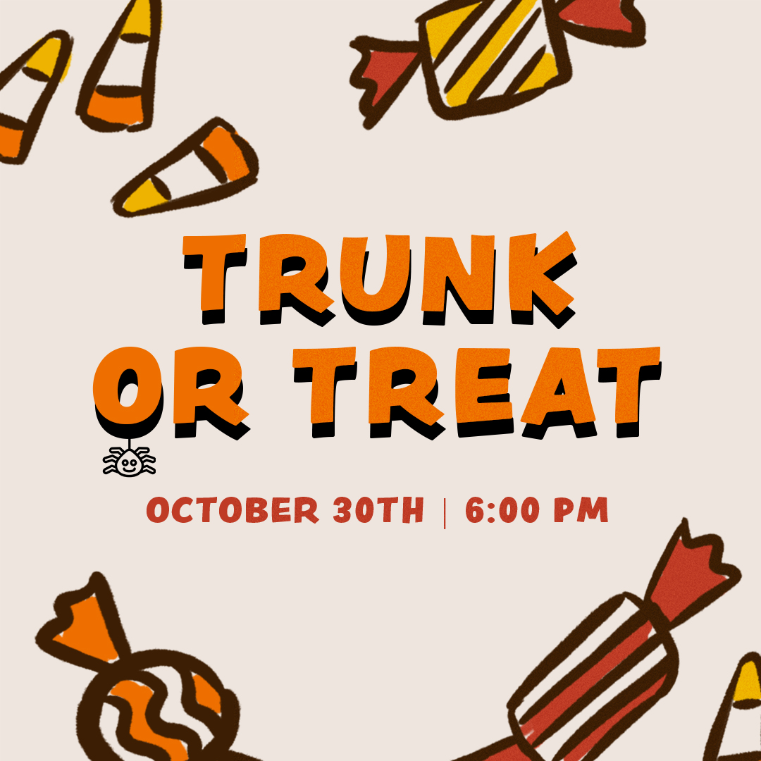 TC_Pensacola's tweet photo. TRUNK OR TREAT!!!
​Bring the kids and invite their friends to join us Saturday, October 30th at 6:00 pm for Trunk or Treat! We will have lots of trunks to trick-or-treat from, hotdogs, games, and more! Let us know you are coming by joining our FB event: https://t.co/wJJ3aZQFQe https://t.co/vW7vsdSRFi