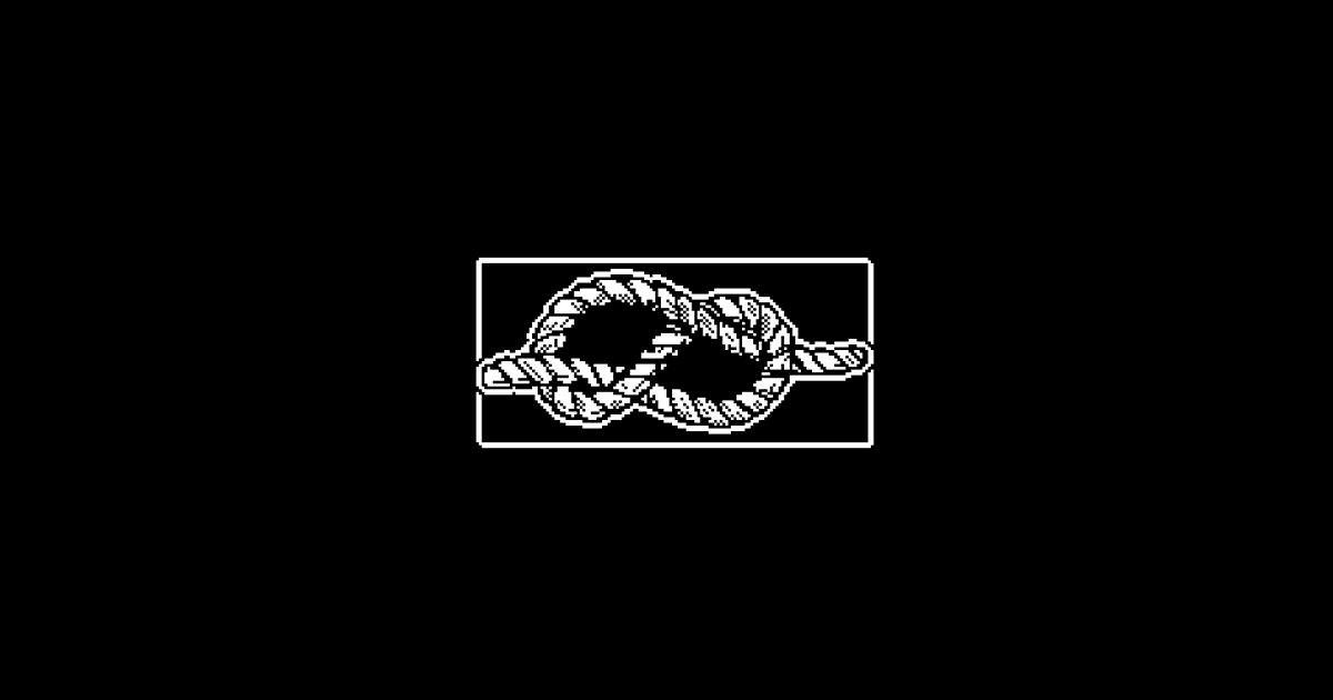 2bpixelninja's tweet photo. Day 4 Inktober theme: Knot

~

@inktober ~ #pixelart • #inktober2021day4 • #knot • #1bit https://t.co/zerVBSpqlk