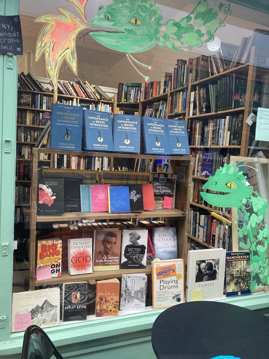 GreenHouseB00ks's tweet photo. So excited to be holding a little talk and book signing event with the fabulous Robin Ince. 4pm on 20 October at our shop in Cheadle. Come and be interested! #theimportanceofbeinginterested #RobinInce #theinfinitemonkeycage #atlanticbooks #bookreading https://t.co/tvtUOc2PW7
