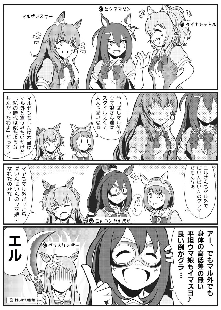 マル外(外国産ウマ娘)という概念があるのかは知らんけど。
#ウマ娘 