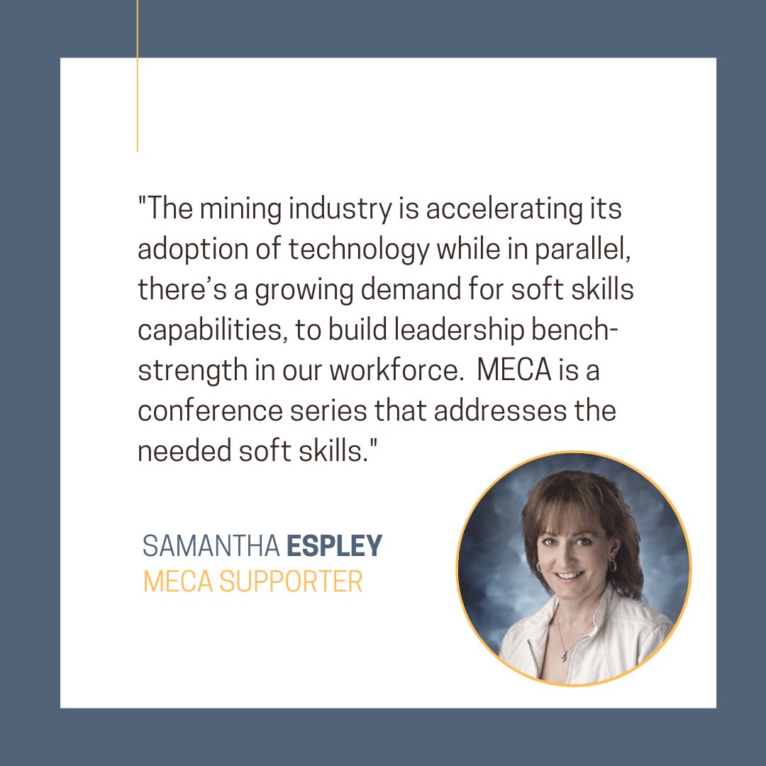 Testimonial Tuesday 🌟 

Thank you to Samantha Espley for her continued support with the MECA Symposium. 

Our 2021 symposium takes place in 2 days (Oct 7th) 🎉 

Registration available here: mecasymposium.com/registration-1