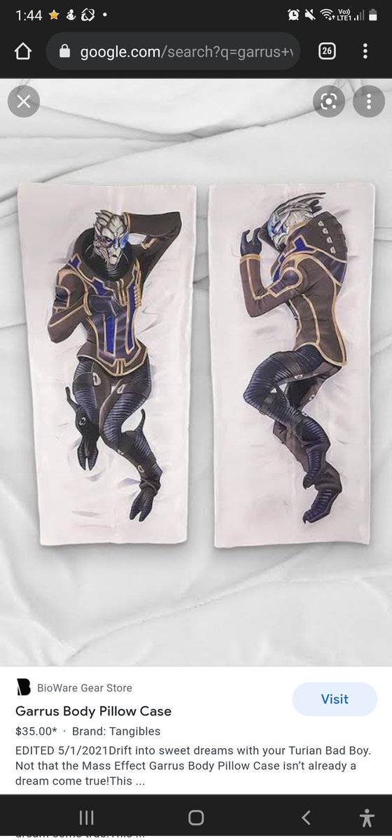 Mini_Lemons's tweet image. Not me buying a Garrus Body pillow