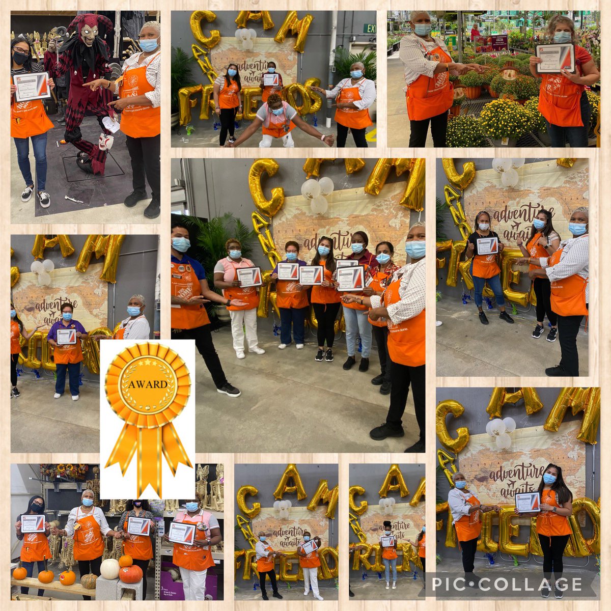 AWARDS for our Front End Super Stars 🏆🏆🏆! CAM and FRIENDS celebration continues at 6310 #AroundTheWorld #sayingthankyou @Tayonewelsh @ArgeoTamayo @Cece0806thd @District266 @NargisRamasami