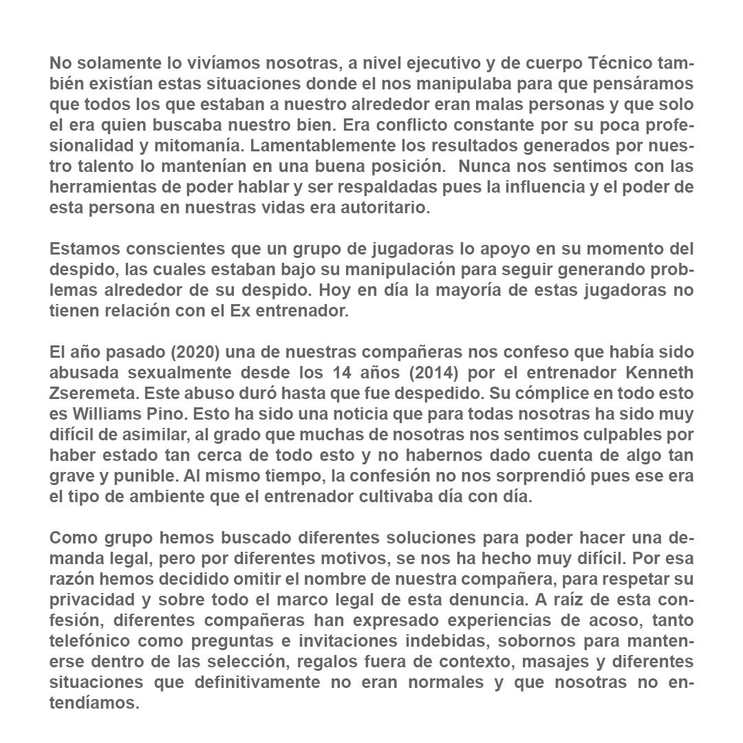MichellRomero's tweet photo. 🚨COMUNICADO. 🇻🇪 

#NoMasAbusos
 #ProtejanALasJugadoras #ProtectThePlayers https://t.co/NfPdukirhW