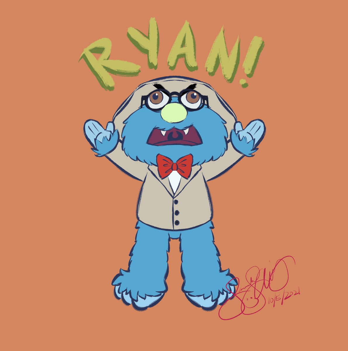 SketchSavy's tweet image. Finally caught up with @wearewatcher season finale of #puppethistory and can’t wait for next season. I’m hoping we get to see the Professor return. @ryansbergara @shanemadej  #puppethistoryfanart #puppethistoryprofessor #ryanbergara #shanemadej