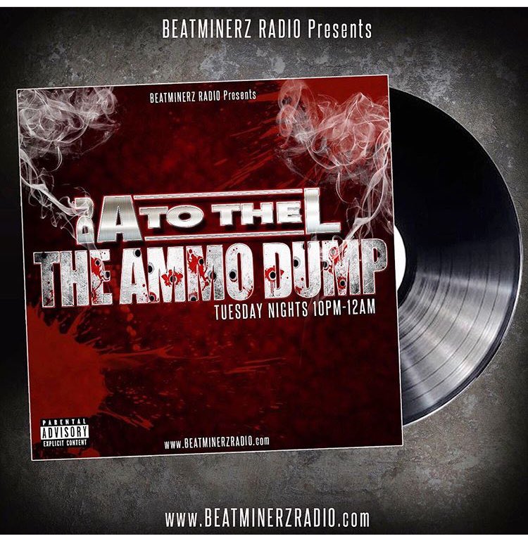 djlordron's tweet photo. Up next in 26 minutes….. @AtotheL with #AmmoDump on @BEATMINERZRADIO https://t.co/puhmUj4562