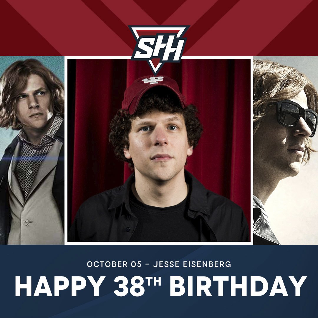 Happy Birthday to Lex Luthor actor, Jesse Eisenberg! 