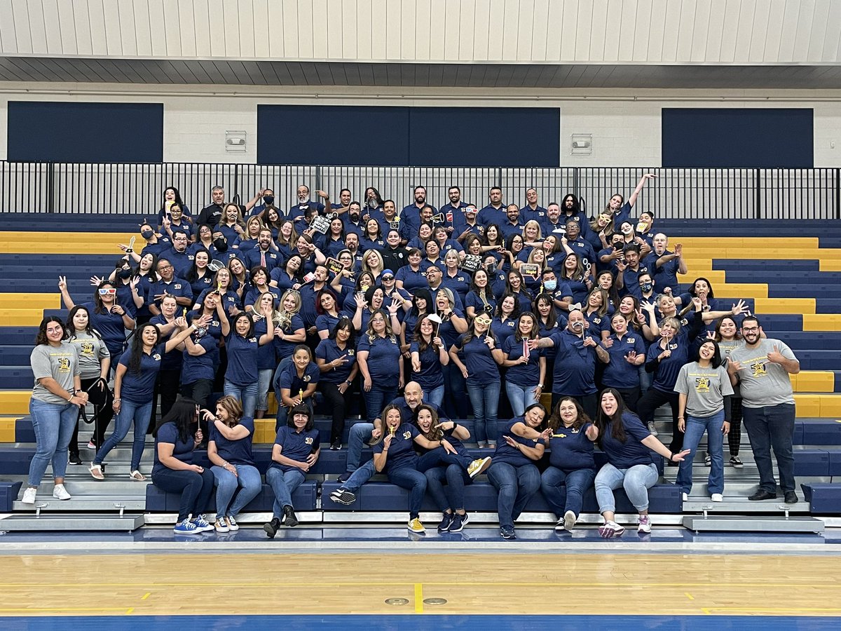 On #WorldTeachersDay2021, I celebrate the amazing group of professionals from which our @EMS_Raiders get to learn & grow. They provide guidance, care, & push our kids to reach for new heights. Our commUNITY wouldn’t be who or where we are without them. 💙💛 #RaidersRiseUp4Ever