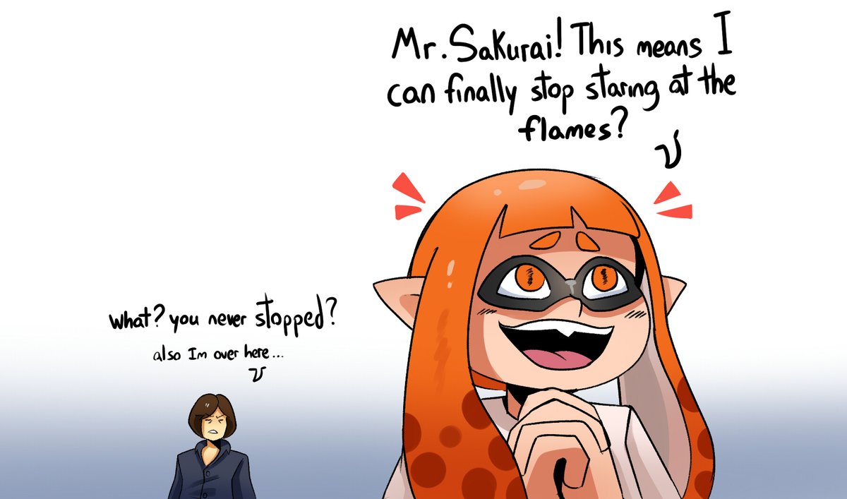 Poor Inkling has been staring at the Smash logo since 2018!! 