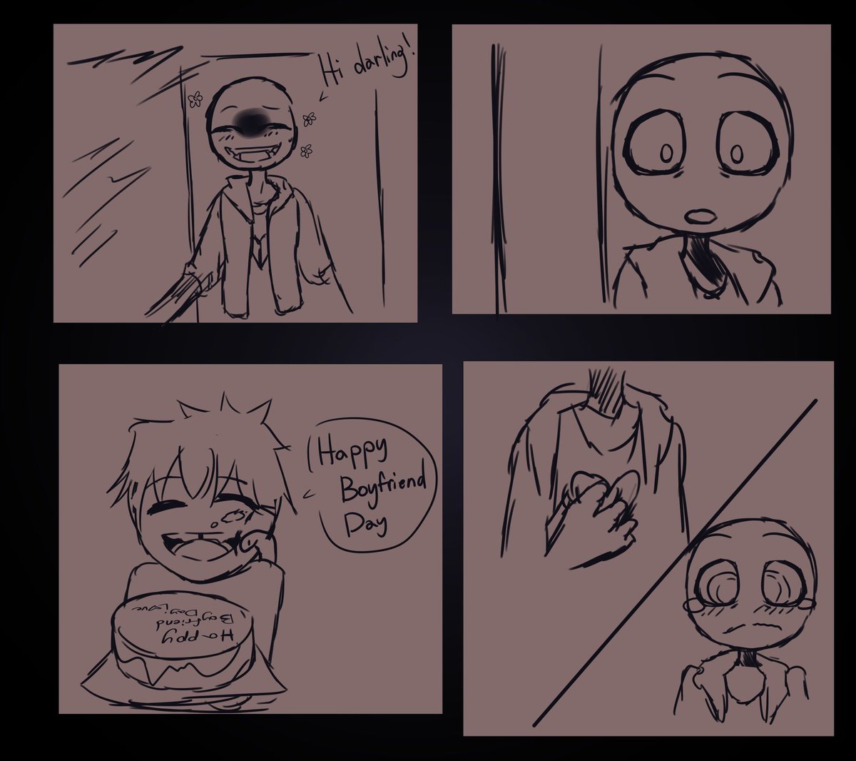 Weebles3281's tweet photo. We’re gonna pretend I’m not 2 days late for Boyfriend Day.

#YourBoyfriend #YourBoyfriendGamefanart #YourBoyfriendGamePeter #YourBoyfriendOC https://t.co/pUwRrmTz9Z
