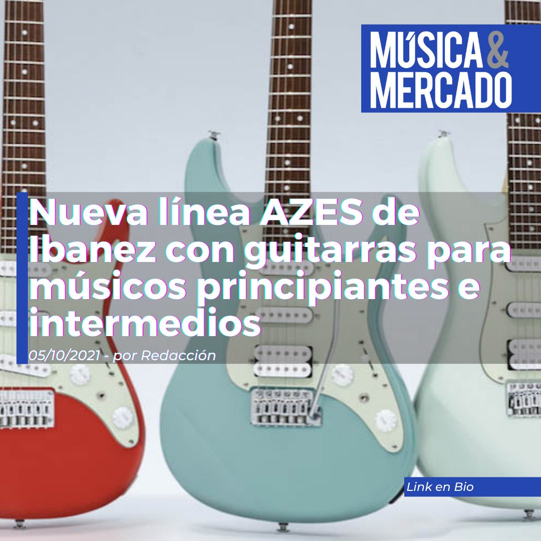 musicay_mercado's tweet photo. Ibanez presentó recientemente su línea AZES, o AZ Essentials, de guitarras eléctricas equipadas con características específicas de la serie...
Más detalles en el link. https://t.co/Du5rhZNDdz
#azes #ibanez #ibanezguitars #guitars #guitarra #azessentials https://t.co/kFSEuvwwVu