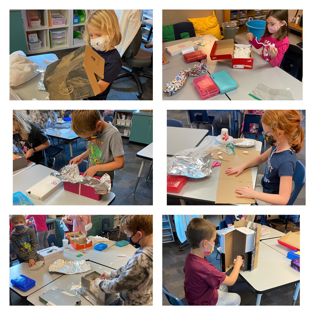 mrsaverysmsd's tweet photo. Can the 🌻 2nd graders save an ice pop from melting? Today, these inventors created containers designed to keep one cool for one hour.  Looking forward to testing them! Stay tuned! #PLTW @theSMSD @SunflowerSMSD @KalisRyan https://t.co/GxaX3v3ZIb