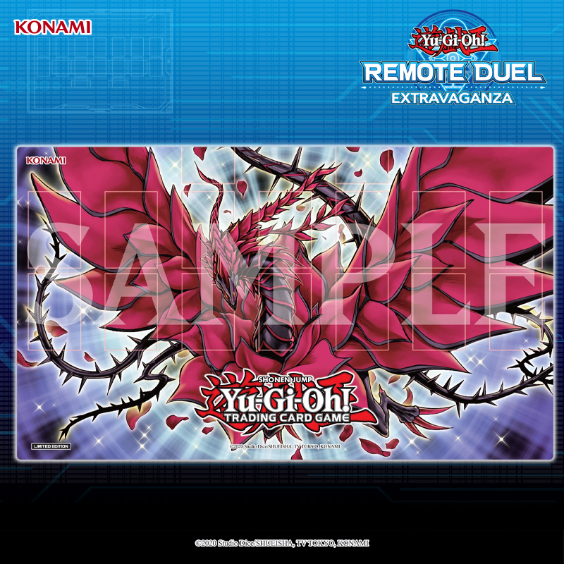 NEW YGO 5d's Black Rose Dragon Playmat TCG CCG Game Mat &amp; Free