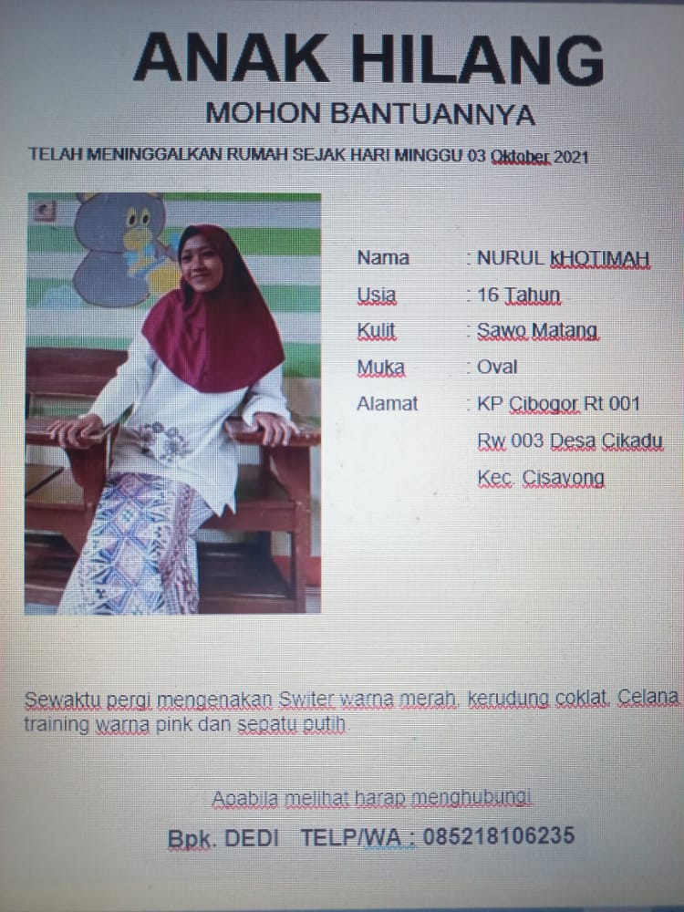 Mohon bantuan warganet.