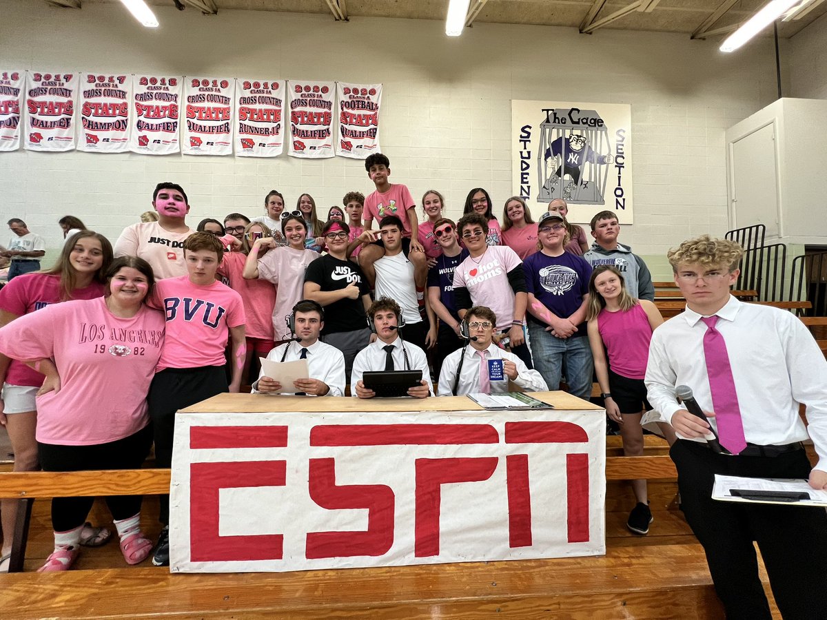 Hey <a href="/espn/">ESPN</a> I have some seniors at NV High School (Greenfield, IA) who are looking to join your lineup! Thanks for coming out to support the VB ladies at their senior night 🏐