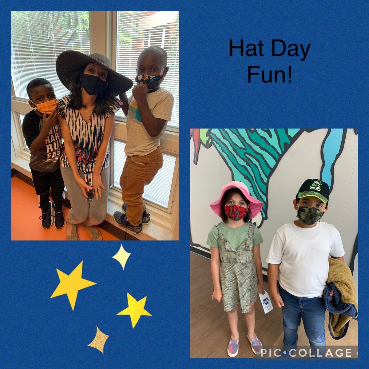 SlateHillStars's tweet image. 🎩 🧢 👒 Hat Day Fun at #theSlate! #Helloweek #itsworthit