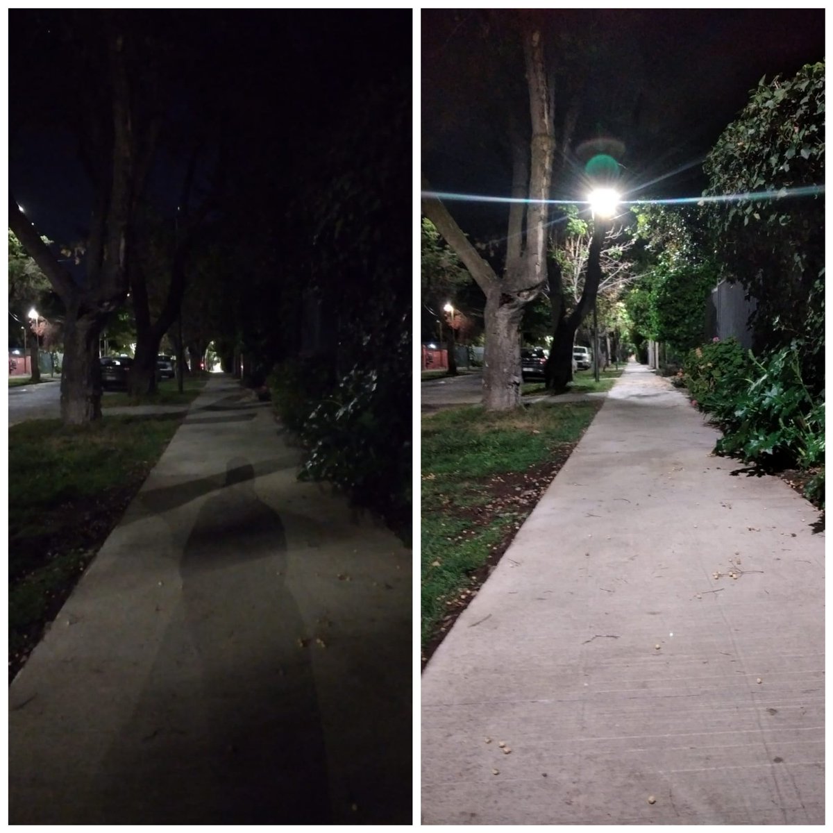 En <a href="/Muni_LasCondes/">Las Condes</a> Nuevo Alumbrado Público peatonal en calle El Alamein. Cumpliendo con el plan de mejora en la comuna. 😉 <a href="/danielapenaloza/">Daniela Peñaloza</a> @LC_construccion